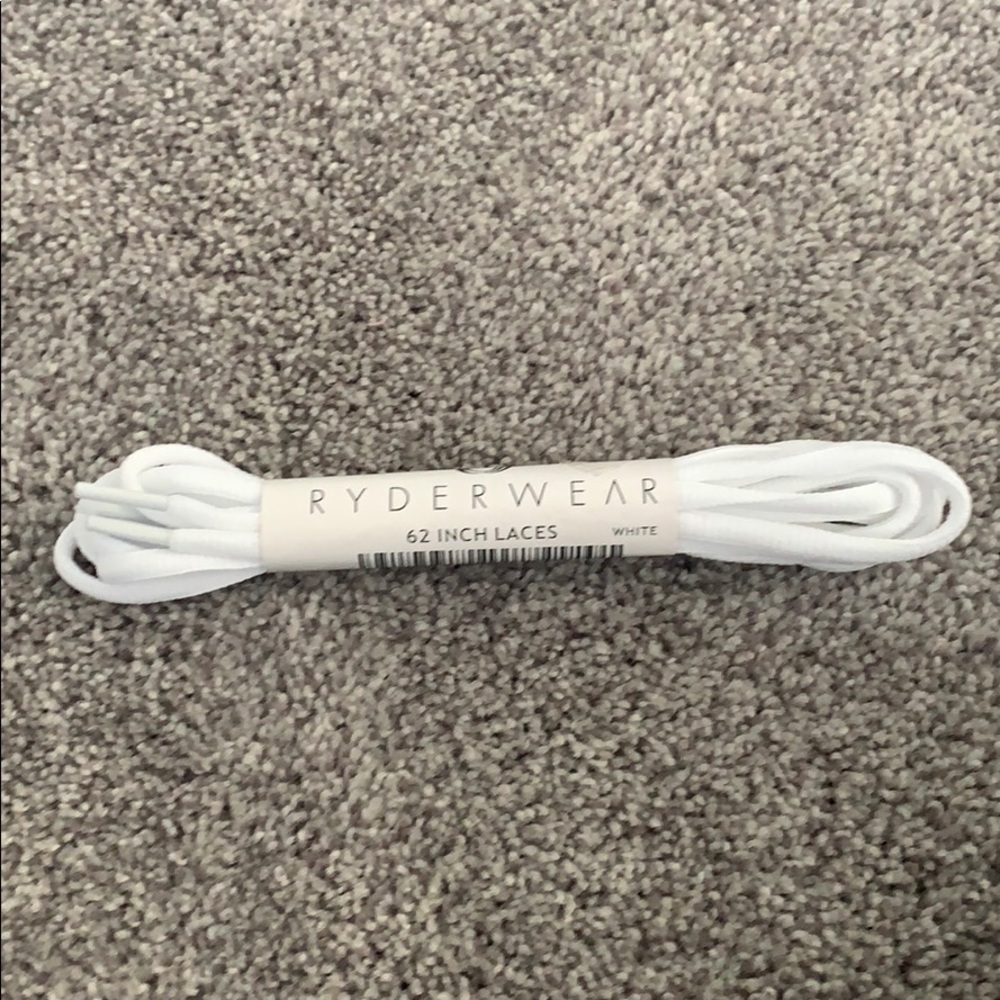 Ryderwear 62 Inch White Shoe Laces